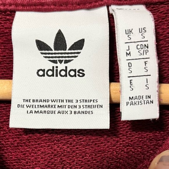 Adidas Originals Trefoil Men’s Red Hoodie - Size Small - Picture 11 of 12